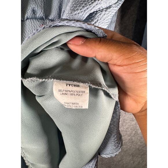 Vici Dress Women Medium Blue Call Me Angel Textured Satin‎ - Picture 4 of 7